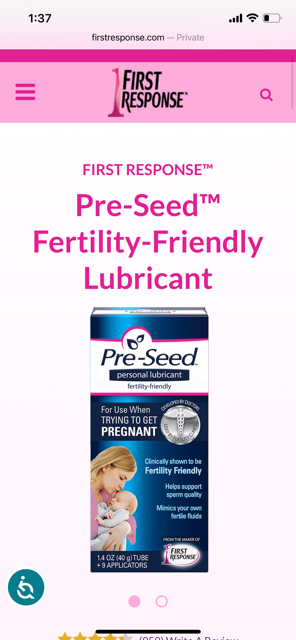 biogenesis fertility lubricant vs pre-seed Pre-Seed Fertility Lubricant is specially designed to support your journey  to parenthood 💕 Unlike most lubricants that can harm sperm motility and  reduce your chances of getting pregnant, Pre-Seed is: ✔️ Isotonic main image 0