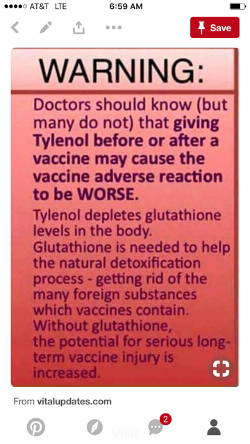tylenol depletes glutathione vaccines Here's why you should avoid ...First of all, it is full of colorful dyes, sugars, and additives. ...But the main reason is it glutathione. is one of the Tylenol Revisited - GetzWell Personalized