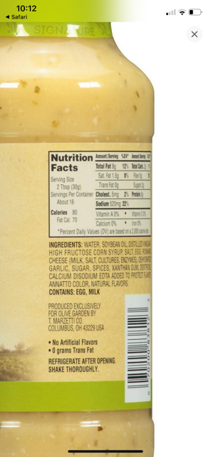 Is Olive Garden salad dressing healthy ? - Glow Community Is Olive Garden salad dressing healthy ? - Glow Community