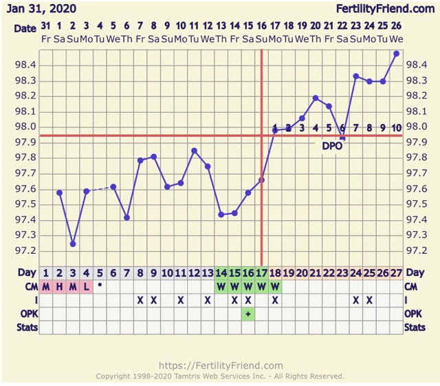 Example of BFP bbt chart - Glow Community
