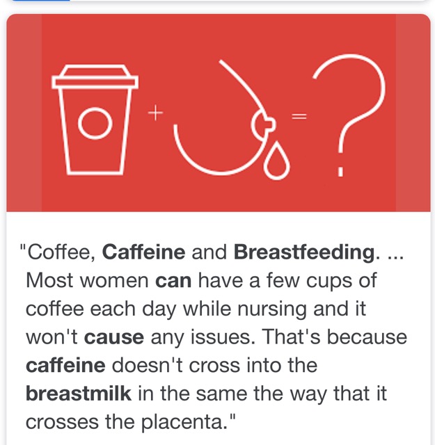 Coffee & Breastfeeding - Glow Community