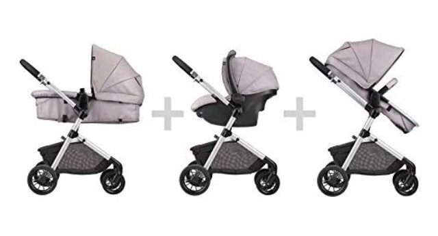 nuna demi next stroller - caviar with Rider Board Size:160cm Wide - Red Topsheet Travel System Britax Stroller uglystick It features four recline